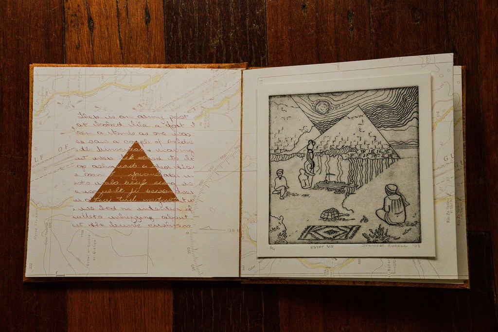 Artist book Sailing up the Red Sea