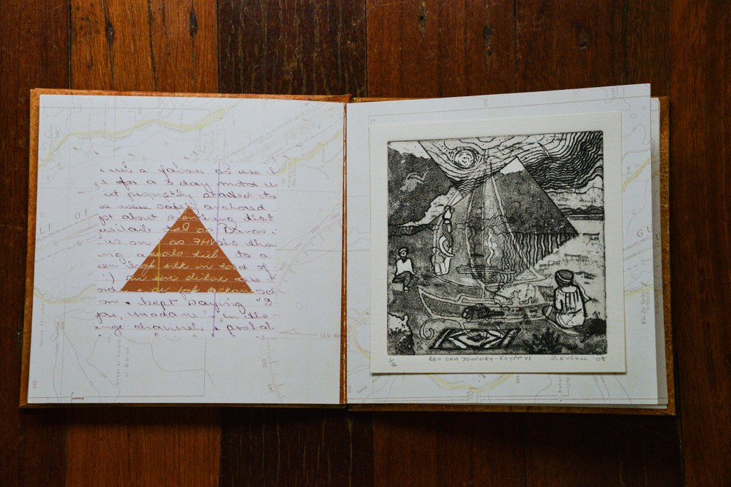 Artist book Sailing up the Red Sea